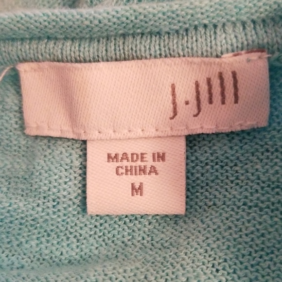 J.Jill summer linen blend top size M - Picture 5 of 5